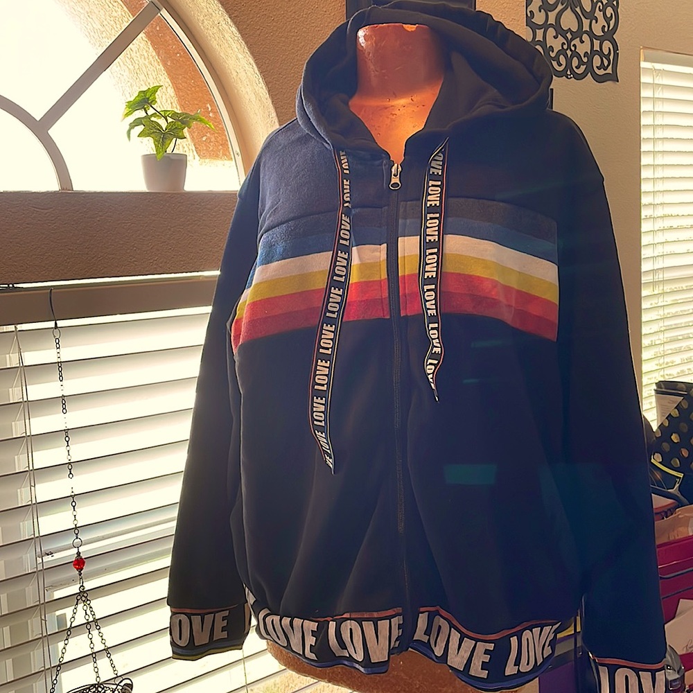 LOVE 2 pc Warm-up Suit